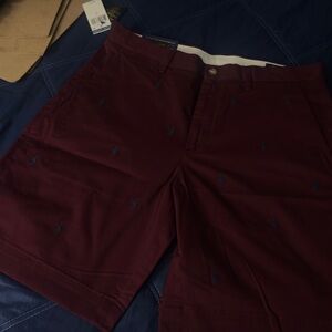 Ralph Lauren Gray burgundy shorts